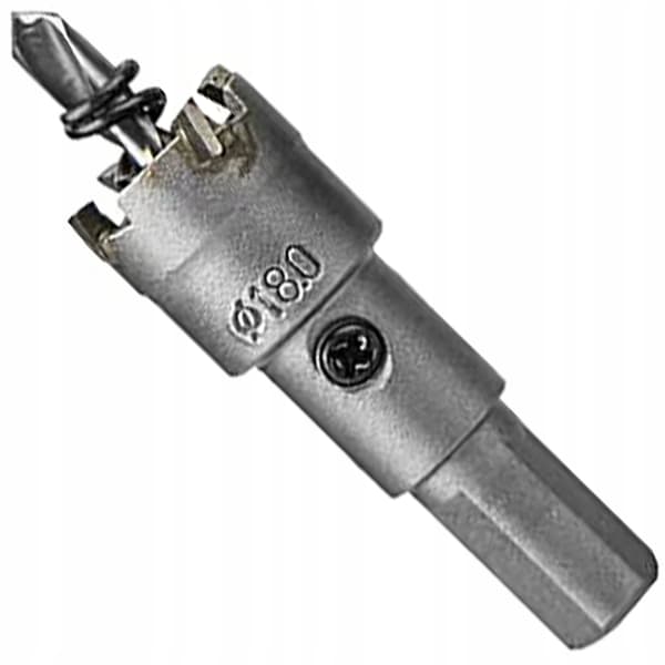 TCT hulsav til metal og træ 18 mm titan