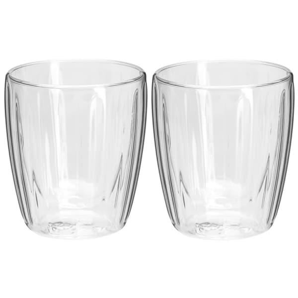 Dobbeltvæggede termiske glas til espresso 120 ml 2 stk.