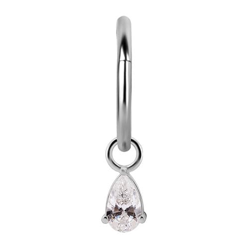 Riipukset - CoCr NF - hopea - PREMIUM ZIRKONIA - D-052