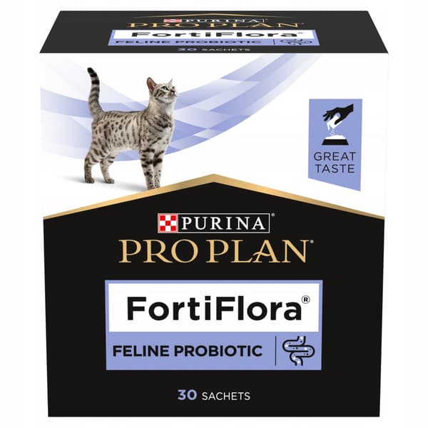 Probiotisk tilskud til katte Purina Pro Plan FortiFlora 30g