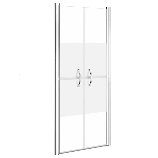 vidaXL Duschdörr, halvfrostat glas, ESG, 101x190 cm