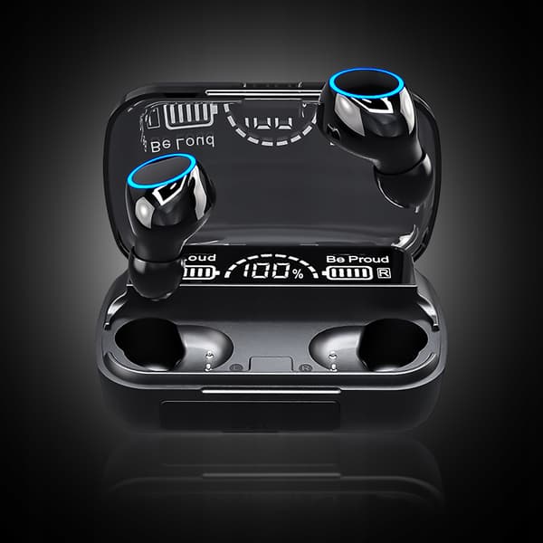 Trådløse in-ear hovedtelefoner Bluetooth 5.3 PRO + BT+ powerbank