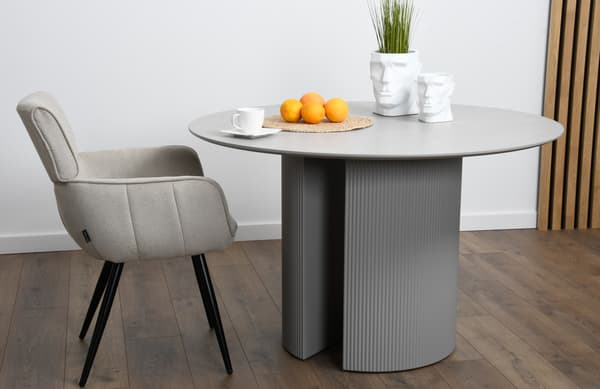 VERBA polstret lænestol, beige stof