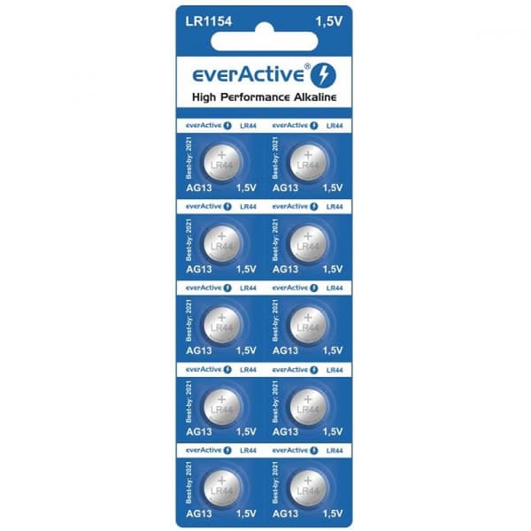 LR44 10BL Everactive LR1154 AG 13