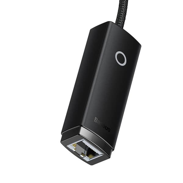 Baseus Lite Series USB-C til RJ45 Netværksadapter (Sort)