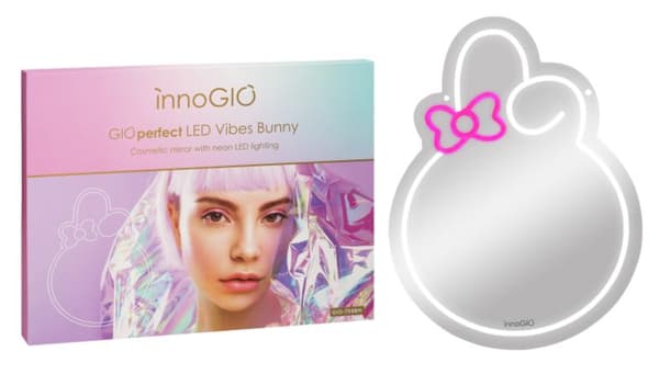 InnoGIO GIOperfect Perfect vibes Bunny Neon LED-sminkspegel