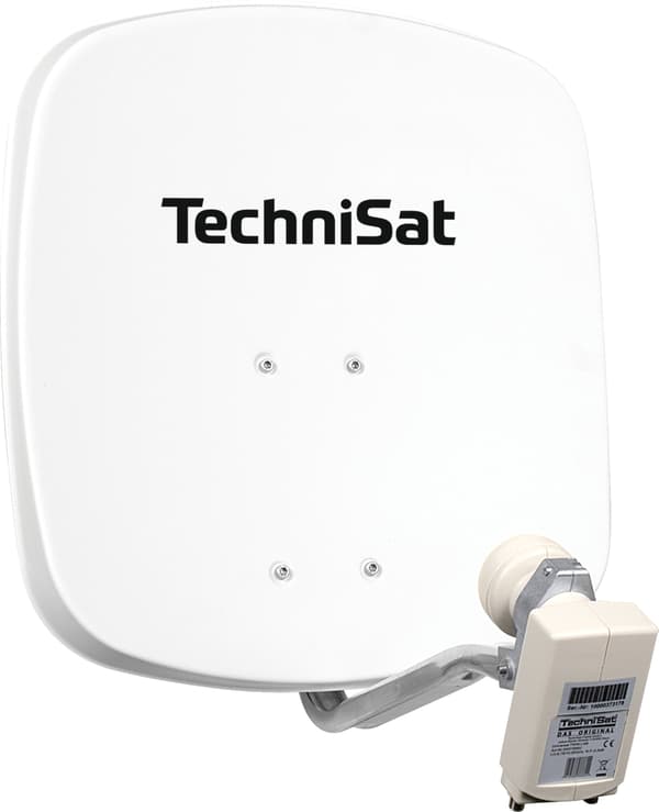 Alum Sat Twin Digidish antenni 45cm valkoinen TechniSat