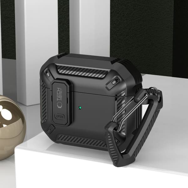TECH-PROTECT X-CARBO APPLE AIRPODS PRO 1/2 SORT