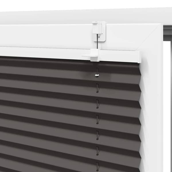 vidaXL plissegardin sort 80x150 cm stofbredde 79,4 cm