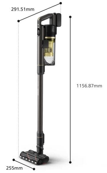 Sladdlös Dammsugare Philips XC7167/01 Stålgul