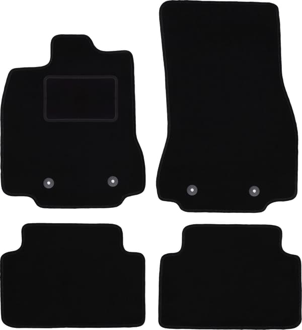 Velourmåtter sæt til Toyota Prius II hatchback (2003-2010)