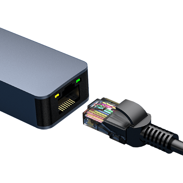 Nätverksadapter USB-C Ethernet Hub 2.5 Gbps
