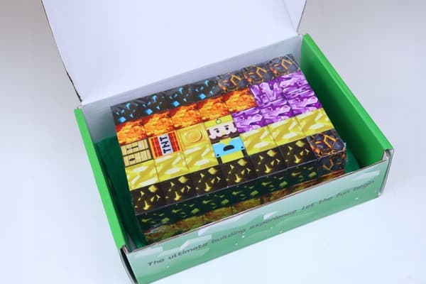 MAGNETISKA BLOCKER MINECRAFT-KUBER 100 BLOCKER ARRANGERINGSKUBER