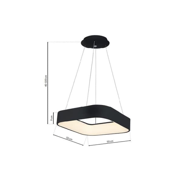 HÆNGELAMPE ASTRO LED SORT MILAGRO ML570