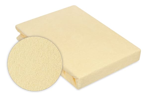Frottélagen med elastik CLASSIC 60x120x10 Gul