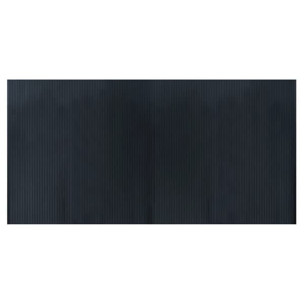 vidaXL Rektangulär matta, grå, 100x200 cm, bambu