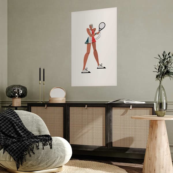 Fototapet - Fågel på ängen