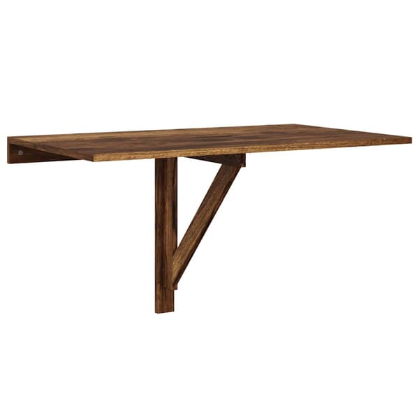 vidaXL foldbart sofabord røget eg 100x60x56 cm