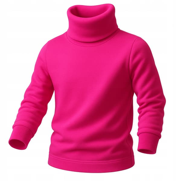 Varm børne-T-SHIRT MED PULLT HALS 122