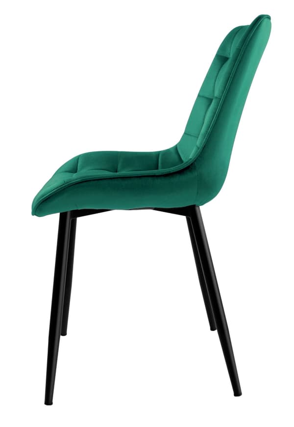 NORMAN Velvet mørkegrøn fløjlsstol