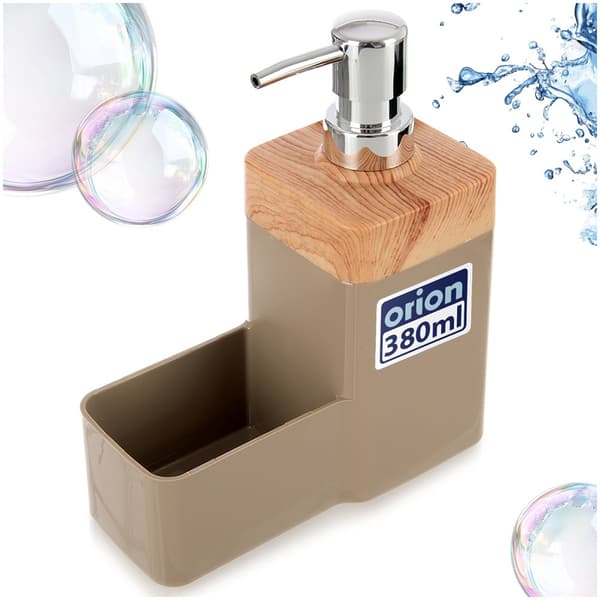Dispenser til opvaskemiddel med beholder til svamp 500 ml
