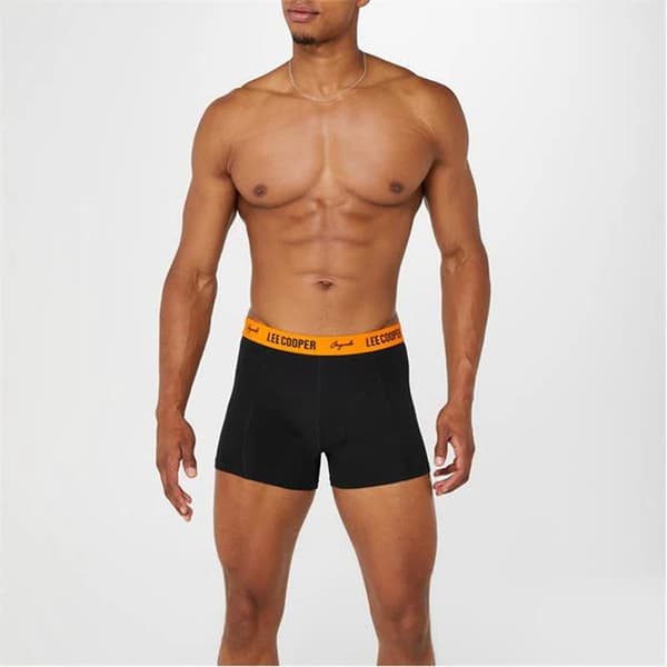 Lee Cooper herre sorte boxershorts 10-pak, størrelse L