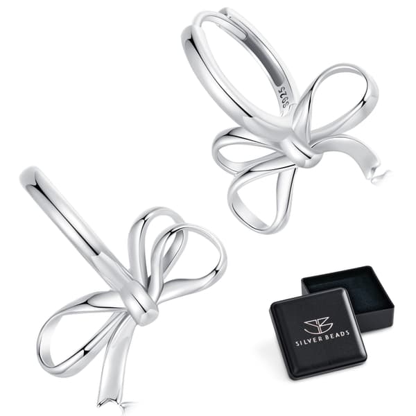 Silverörhängen med rosetter, ringar och spännen, 925 silver