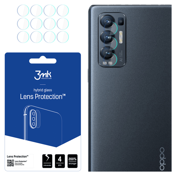 Oppo Find X3 Neo 5G - 3mk linsebeskyttelse