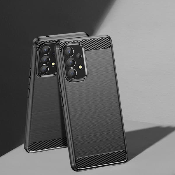 Carbon Case fleksibelt cover til Samsung Galaxy A53 5G sort