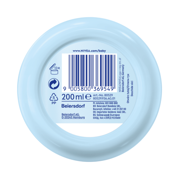 NIVEA BABY Ansikts- och kroppskräm 200 ml