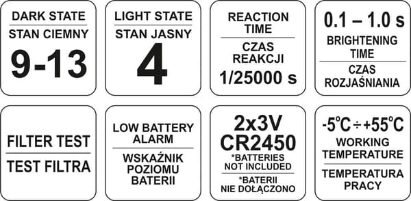 AUTOMATISK MÖRKNINGSHJÄLM - YT-73921