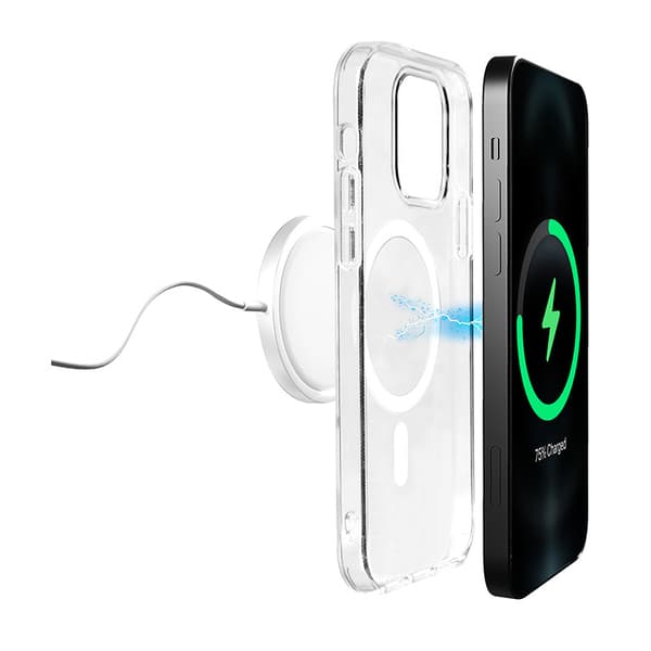 PURO LITEMAG - iPhone 14 Plus MagSafe -kotelo (läpinäkyvä)