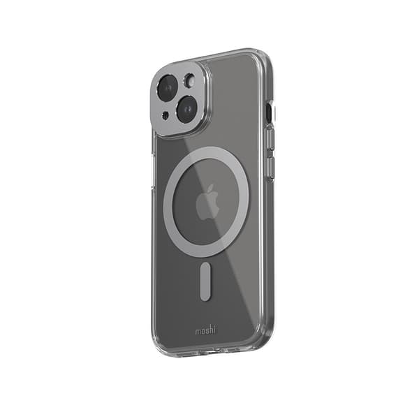 Moshi iGlaze MagSafe - iPhone 15 cover (Meteoritgrå)