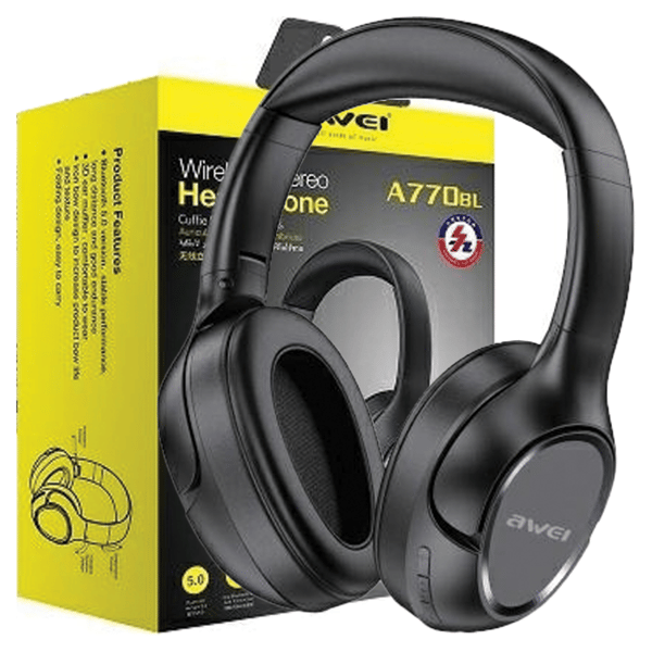 AWEI A770BL Bluetooth-kuulokkeet, mustat
