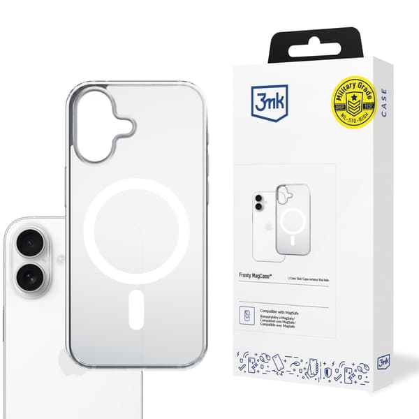 Apple iPhone 17 - 3mk Frosty MagCase Hvid