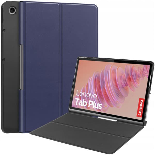Smart magnetisk cover til Lenovo Tab Plus TB351FU (marineblå)