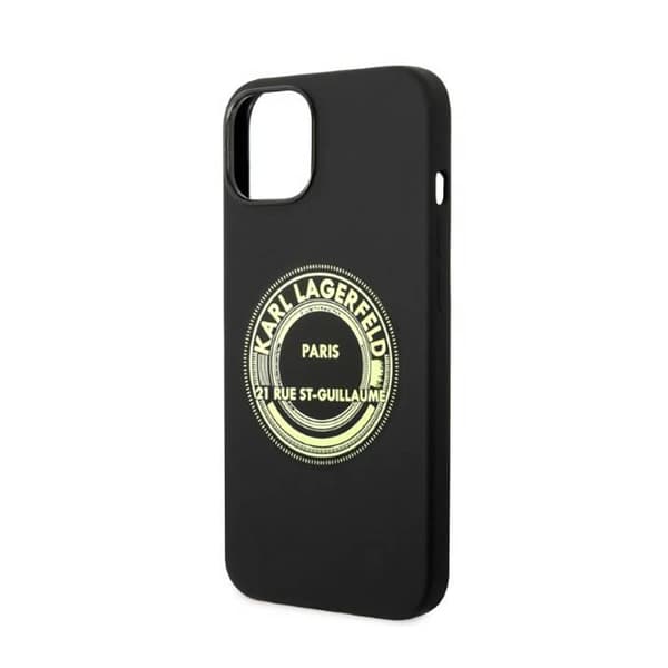 Karl Lagerfeld Silikone RSG - iPhone 14 Plus Etui (Sort)