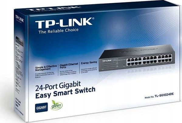 TP-LINK TL-SG1024DE Easy Smart-switch, 24 Gigabit-porte