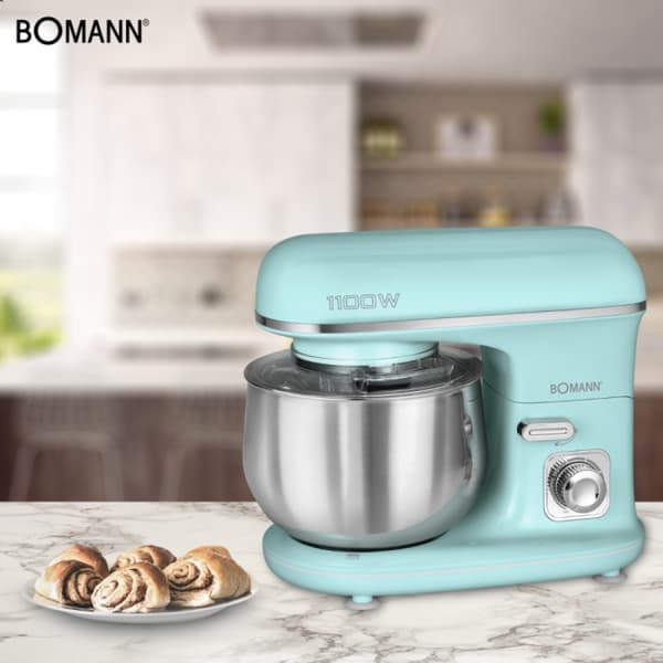 Bomann KM 6030 matberedare, 1100 W, 5 l, hastighetskontroll