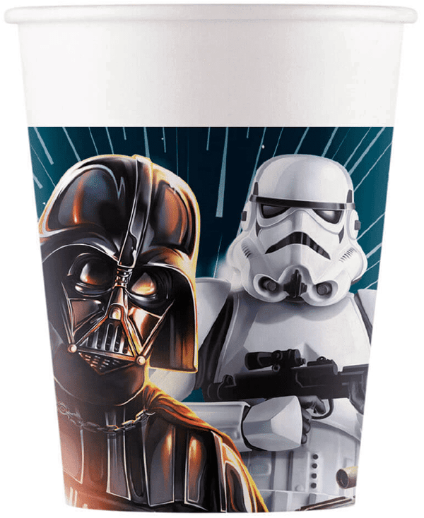 STAR WARS syntymäpäivämukit 200ml 8 kpl.