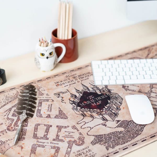 Harry Potter - XXL Gaming/Skriveunderlag Marauder's Map (80 x 35 cm)