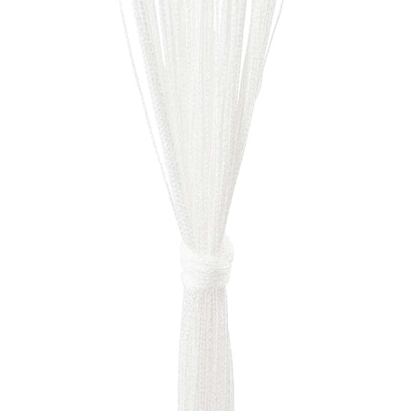 vidaXL Snörgardiner, 2-pack, 100 x 250 cm, Vit