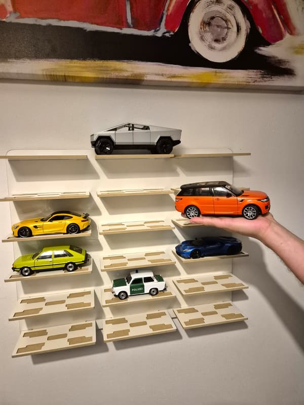 Automallien näyttö asteikolla 1–24