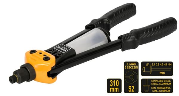 VOREL FRÄMRE SLÄNGNITARE 2,4 - 6,4 mm 70202
