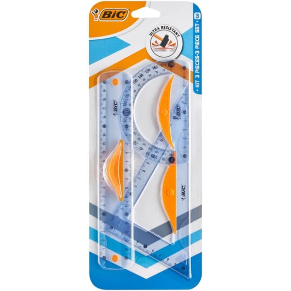 BIC - Geometrisk sæt 3 dele 95392
