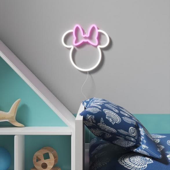 Neon YELLOWPOP Disney Mimmiöron Vit och Rosa