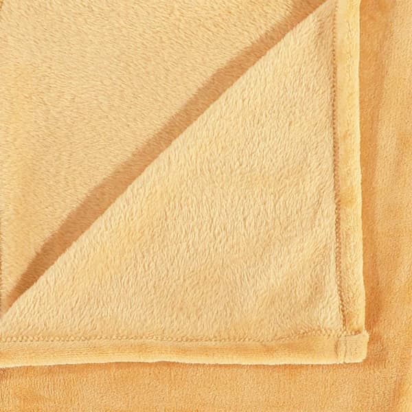 vidaXL tæppe, sandfarvet, 130x170 cm, polyester