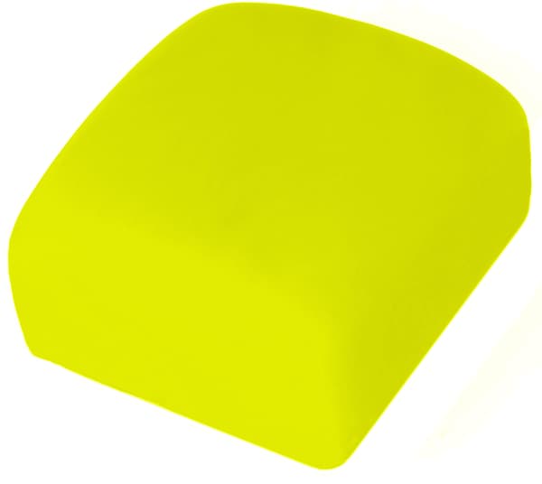 Lys gul plastikglasur 100 g 1 pakke.
