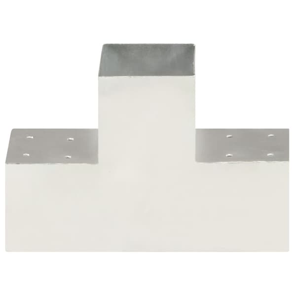 vidaXL T-koppling galvaniserad metall 101x101 mm