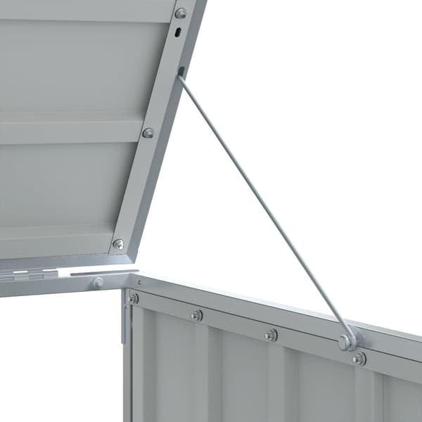 vidaXL dobbelt affaldsbeholderhus grøn 144x81x113 cm